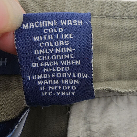 Bill Blass Stretch Wide Leg Green Trousers Chinos Women's Size 12 - Picture 5 of 5